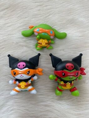 Hello Kitty X Teenage Mutant Ninja Turtles (Set Of 3) 2025 Mcdonald’s Happy Meal